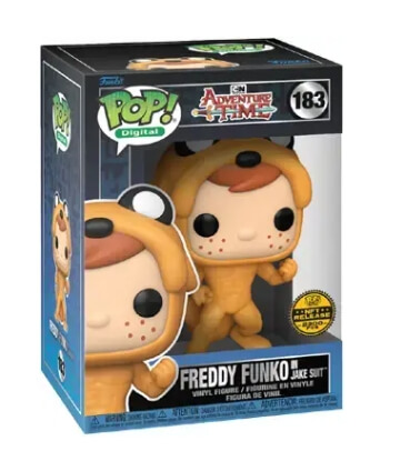 Adventure Time Digital Funko Pop - 183 Freddy Funko in Jake Suit