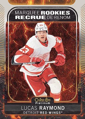 Base Marquee Rookies Lucas Raymond Hot Magma MOCK UP