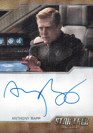 Bordered Auto Anthony Rapp as Lt Stamets