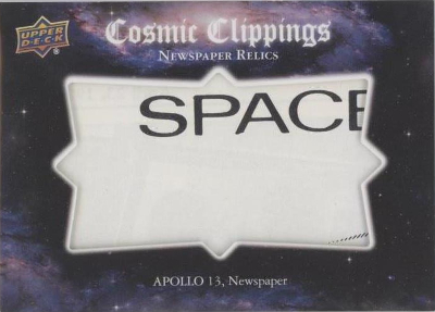 Cosmic Clippings Magazine Newspaper Relics Apollo 13