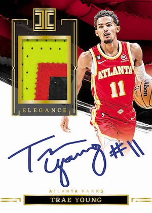 Elegance Veteran Jersey Auto Trae Young MOCK UP