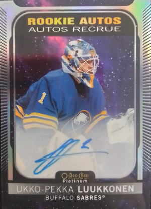 Rookie Auto Cosmic Ukko-Pekka Luukkonen