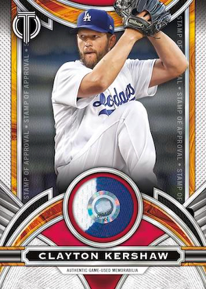 Stamp of Approval MLB Authenticated Clayton Kershaw MOCK UP