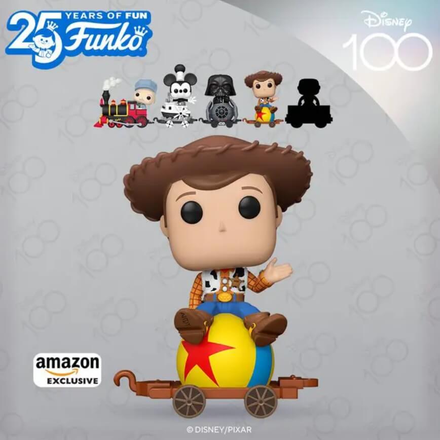 Toy Story Woody on Luxo Ball #22 - Trains - Funko Pop! Vinyl