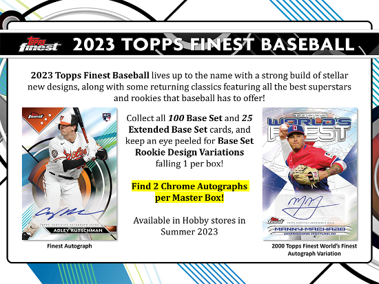 2023 Topps Finest Baseball