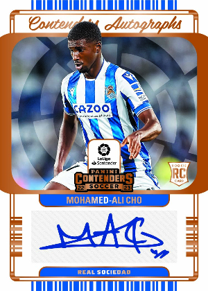 Contenders Auto La Liga Mohamed-Ali Cho MOCK UP Contenders Auto La Liga Mohamed-Ali Cho MOCK UP