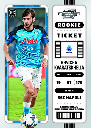 Contenders Optic Rookie Ticket Khvivha Kvaratskhelia MOCK UP Contenders Optic Rookie Ticket Khvivha Kvaratskhelia MOCK UP