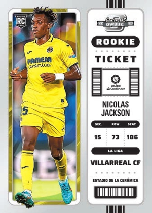 Contenders Optic Rookie Ticket La Liga Nicolas Jackson MOCK UP