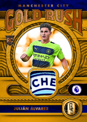 Gold Standard Gold Rush Premier LeagueJulian Alvarez MOCK UP Gold Standard Gold Rush Premier LeagueJulian Alvarez MOCK UP