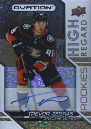High Regard Rookie Autographs Trevor Zegras High Regard Rookie Autographs Trevor Zegras