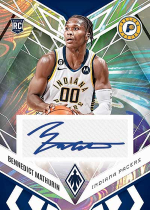 Phoenix Rookie Auto Bennedict Mathurin MOCK UP Phoenix Rookie Auto Bennedict Mathurin MOCK UP