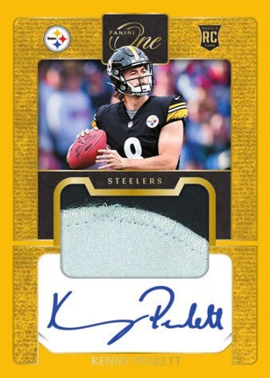 Premium Rookie Patch Auto Gold Kenny Pickett MOCK UP