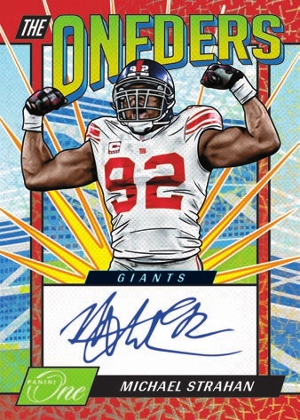 The Oneders Auto Red Michael Strahan MOCK UP