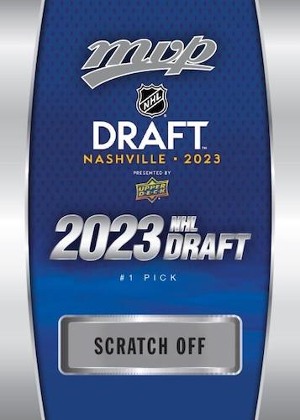 2023 NHL 1 Draft Pick SP Redemption MOCK UP