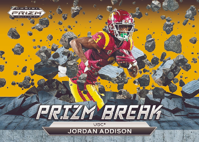 Prizm Break Gold Jordan Addison MOCK UP