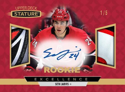 Rookie Excellence Red Patch Auto Seth Jarvis MOCK UP