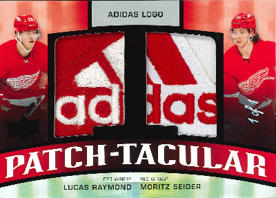 Dual Rookie Patch-Taculars Moritz Seider, Lucas Raymond