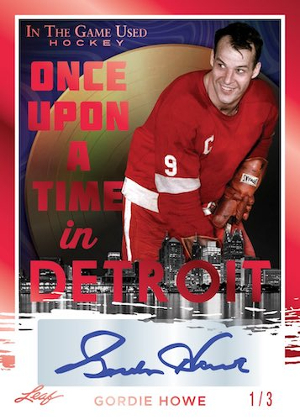 Once Upon a Time in Detroit Auto Gordie Howe MOCK UP
