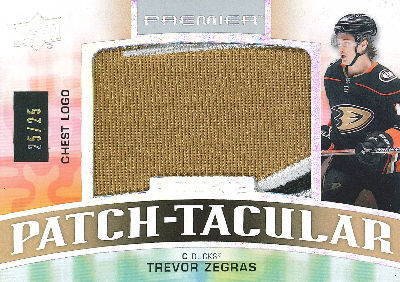 Rookie Patch-Taculars Chest Logos Trevor Zegras