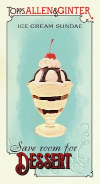 Save Room For Dessert Mini Ice Cream Sundae MOCK UP