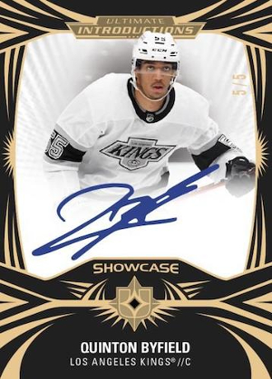 Ultimate Introductions Showcase Black Auto Quinton Byfield MOCK UP