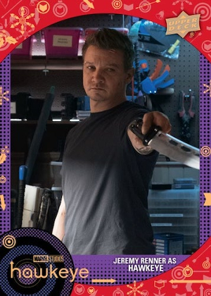 Base Red Parallel Jeremy Renner as Hawkeye MOCK UP