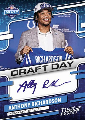 Draft Day Signatures Anthony Richardson MOCK UP