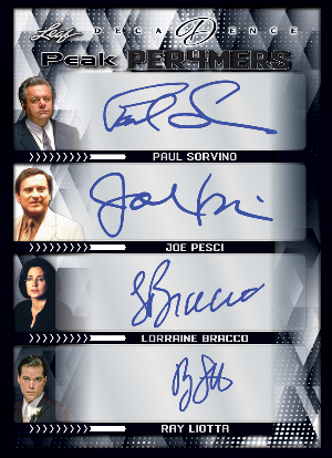 Peak Per4mers Auto Black Paul Sorvino, Joe Pesci, Lorraine Bracco, Ray Liotta MOCK UP Peak Per4mers Auto Black Paul Sorvino, Joe Pesci, Lorraine Bracco, Ray Liotta MOCK UP