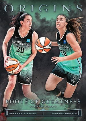 Roots of Greatness Breanna Stewart, Sabrina Ionescu MOCK UP