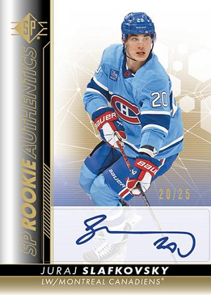 SP Rookie Authentics Signatures Gold Juraj Slafkovsky MOCK UP SP Rookie Authentics Signatures Gold Juraj Slafkovsky MOCK UP