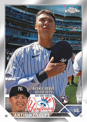 Base Rookie Debut Anthony Volpe MOCK UP