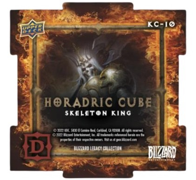 Horadric Cube Die-Cut Skeleton King MOCK UP