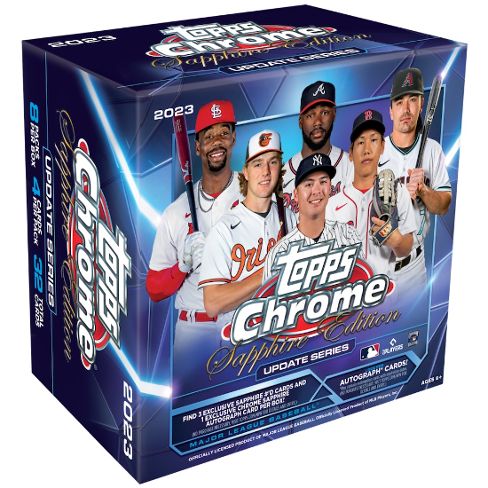 2023 Topps Chrome Update Series Sapphire Edition Baseball