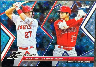 Base Clubhouse Complements Mike Trout. Shohei Ohtani
