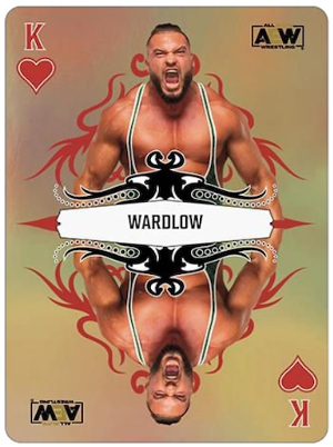 Double or Nothing Playing Cards Die-Cut Wardlow King Hearts MOCK UP