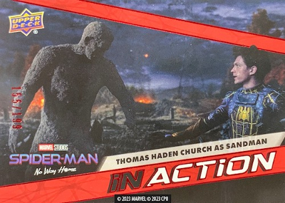 In Action Thomas Haden Church as Sandman MOCK UP