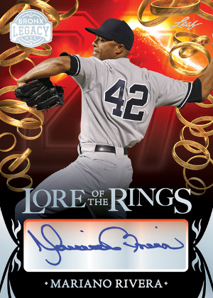 Lore of the Rings Auto Mariano Rivera MOCK UP
