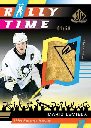 Rally Time Towel Relic Mario Lemieux MOCK UP