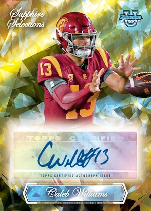 Sapphire Selections Signatures Gold Caleb Williams MOCK UP