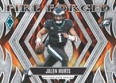 Fire Forged Silver Seismic Jalen Hurts MOCK UP