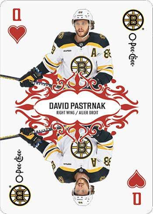 Playing Cards David Pastrnak MOCK UP