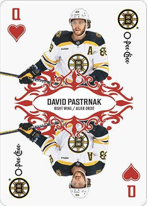 Playing Cards David Pastrnak MOCK UP Playing Cards David Pastrnak MOCK UP
