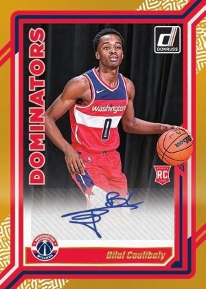 Rookie Dominators Auto Gold Bilal Coulibaly MOCK UP