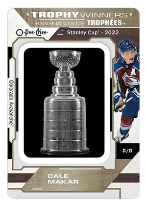 Stanley Cup Trophy Patches Cale Makar MOCK UP