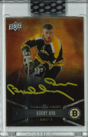2021-22 Black and Amber Auto Bobby Orr
