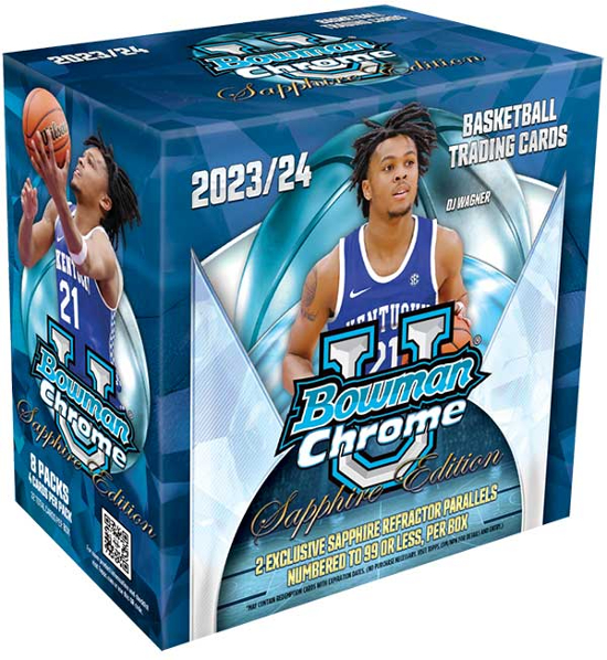 2023-24 Bowman Chrome Sapphire University Basketball