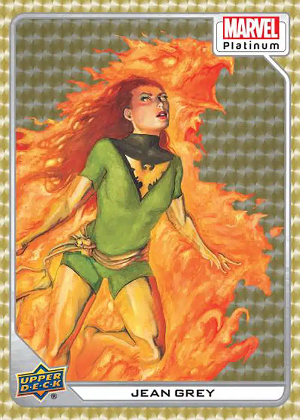 Base Golden Treasures Jean Grey MOCK UP Base Golden Treasures Jean Grey MOCK UP