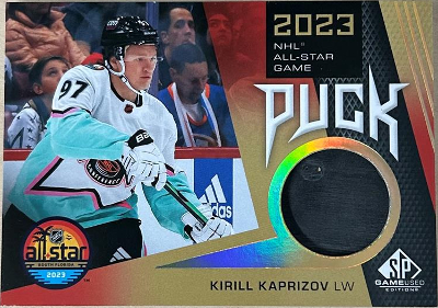 2023 All-Star Game Puck Kirill Kaprizov