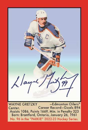 51 Retros Auto Red Wayne Gretzky MOCK UP