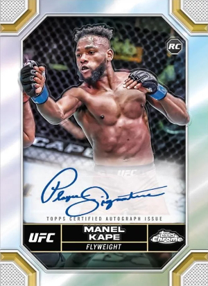 Chrome Rookie Auto Manel Kape MOCK UP
